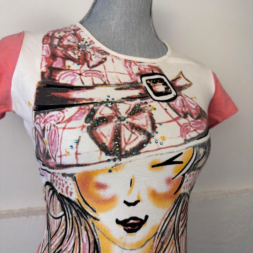 Custo-barcelona Women's multi T-shirt - Picture 3 of 6